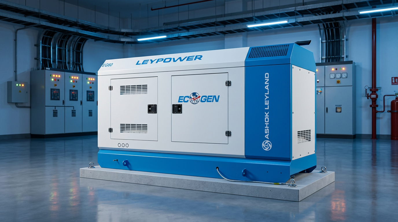 Compact EcoGen set installed and load-tested on site