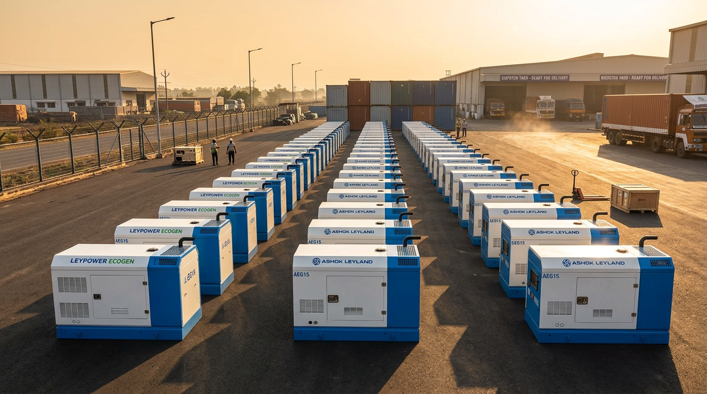 EcoGen LEYPOWER DG fleet ready for dispatch